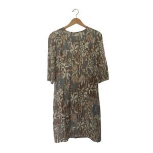 MARNI Vintage Floral Silk Dress Size 42